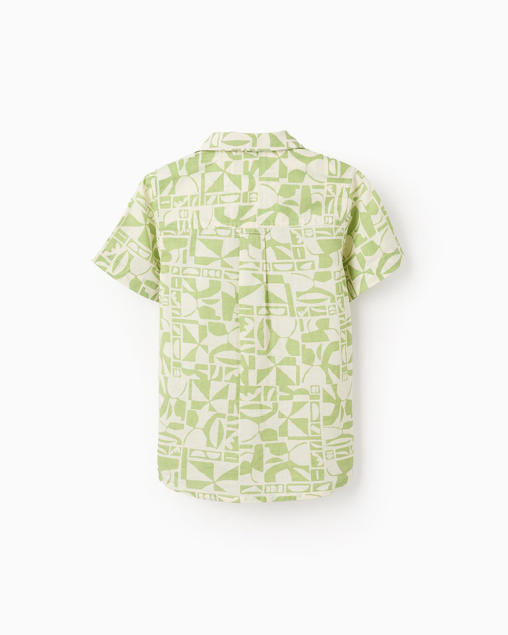 CONJ. SHIRT AND SWIM SHORTS AOP COTTON