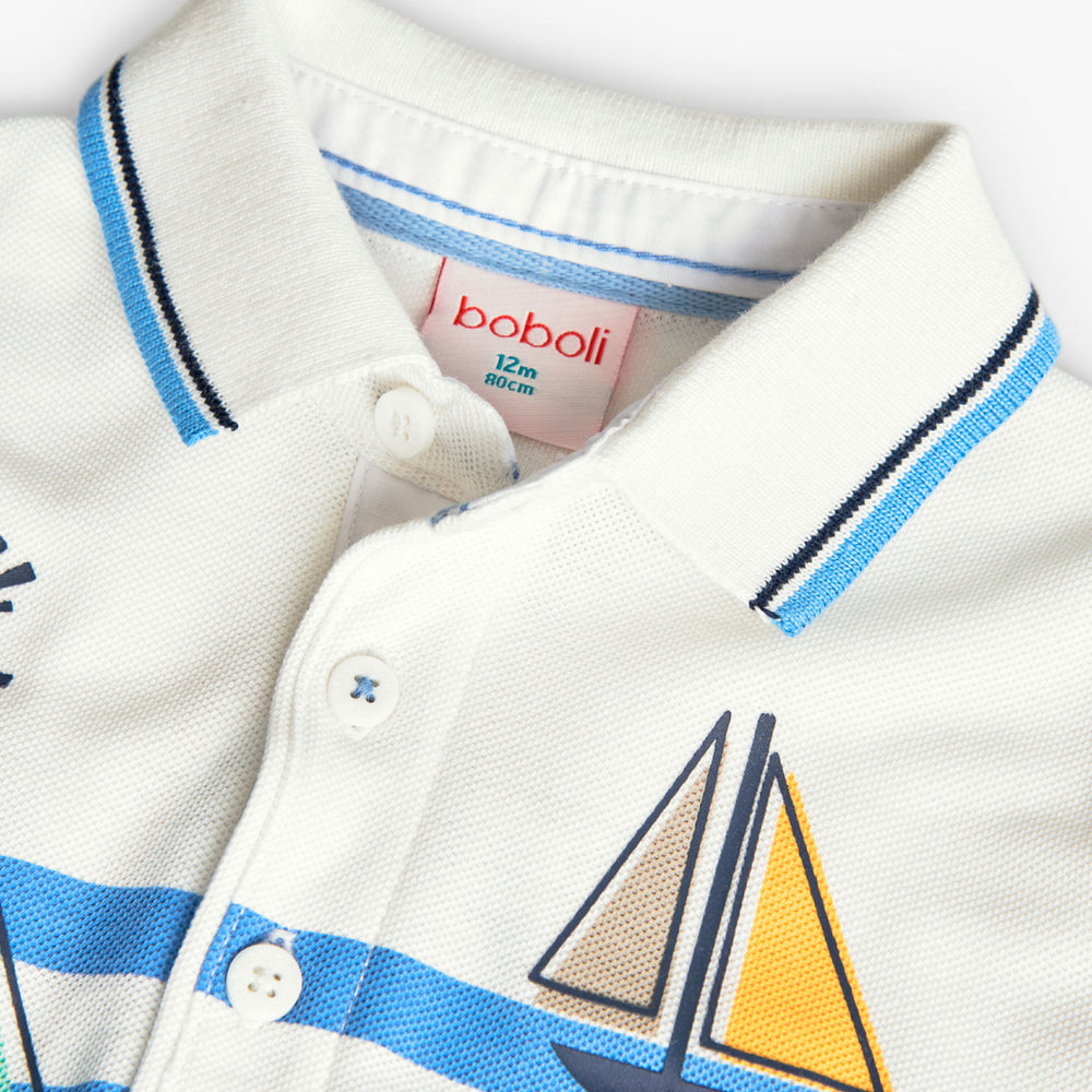 Conj. Polo Piqué Y Bermudas Popelin