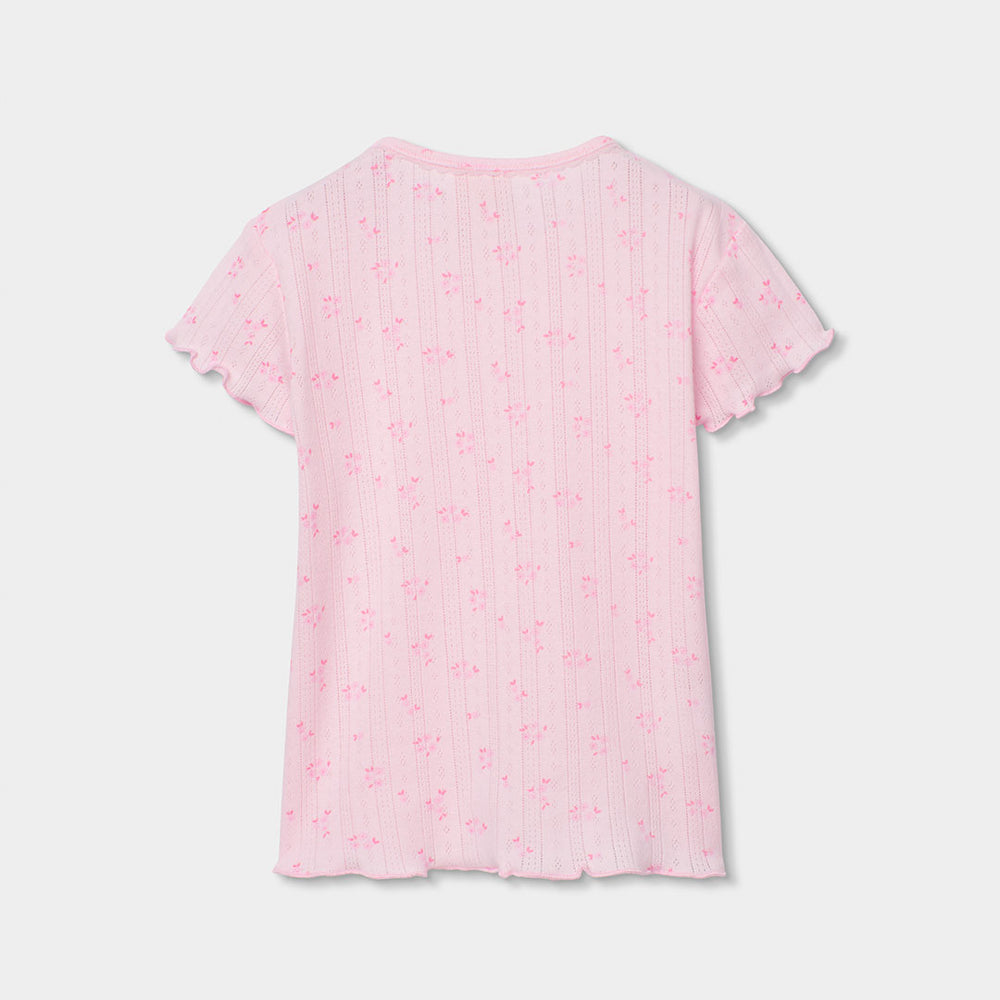Pijama canalé flores de niña