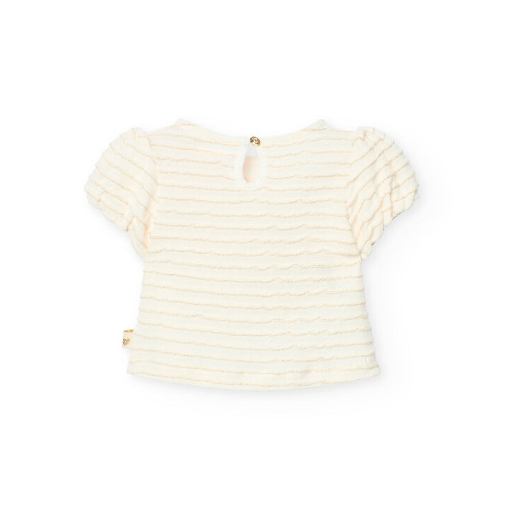 Conj. Camiseta Punto Y Falda Tul