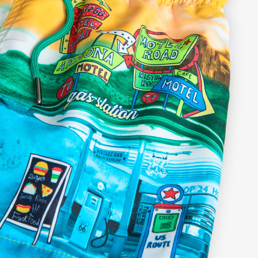 Conj. Camiseta Punto Y Bañador Tejido Reciclado