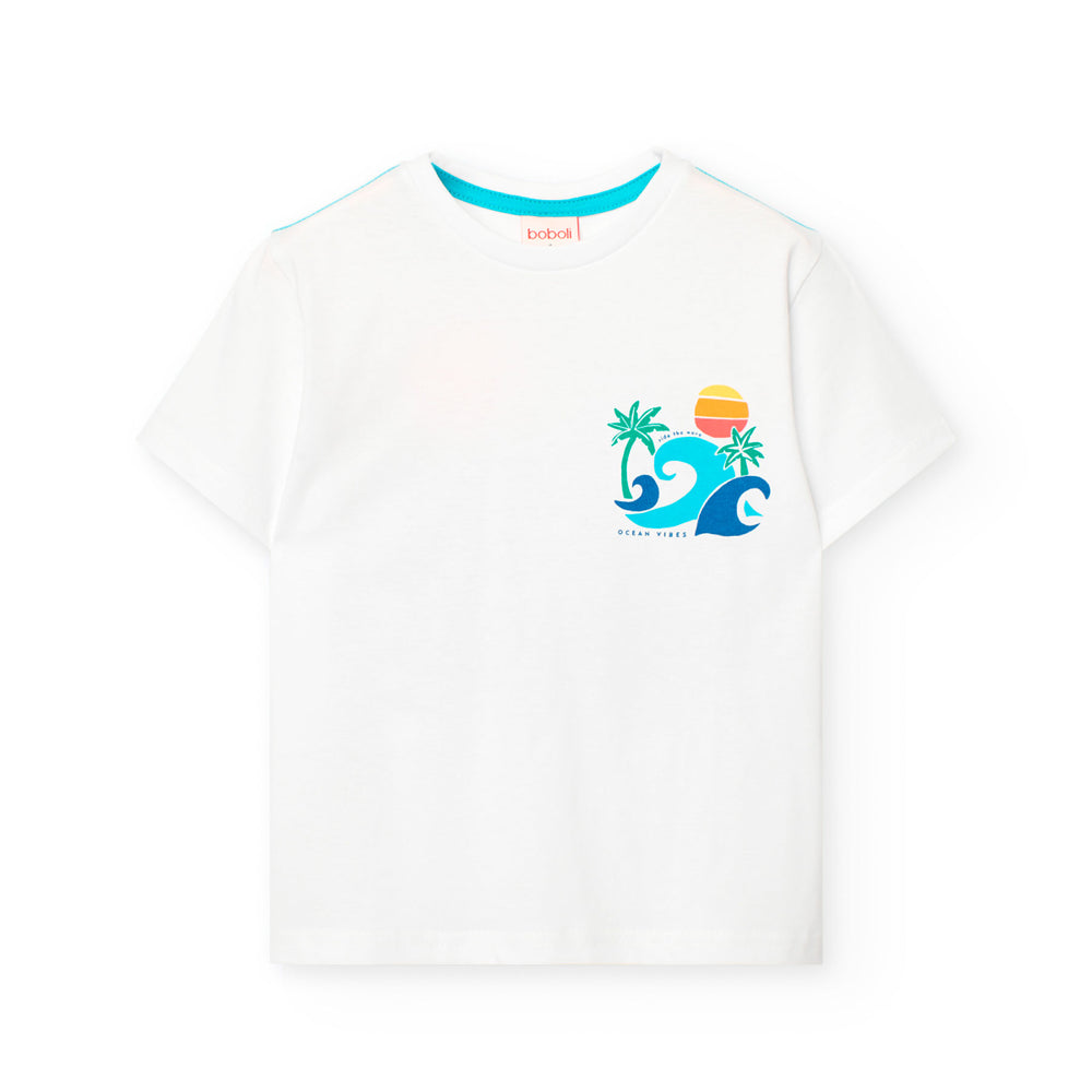 Conj. Camiseta Punto Y Bañador De Tejido Reciclado