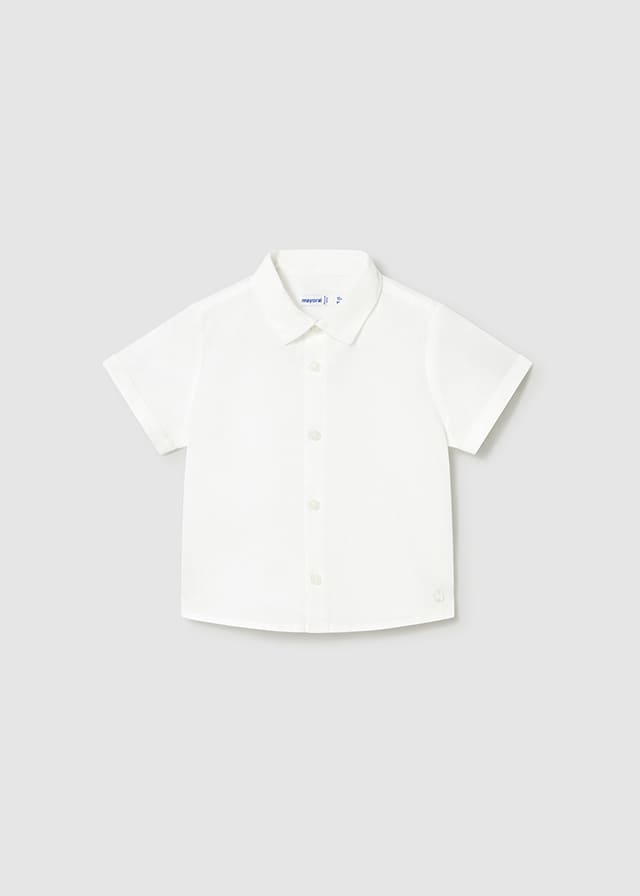 Camisa m/c lino c/camisero