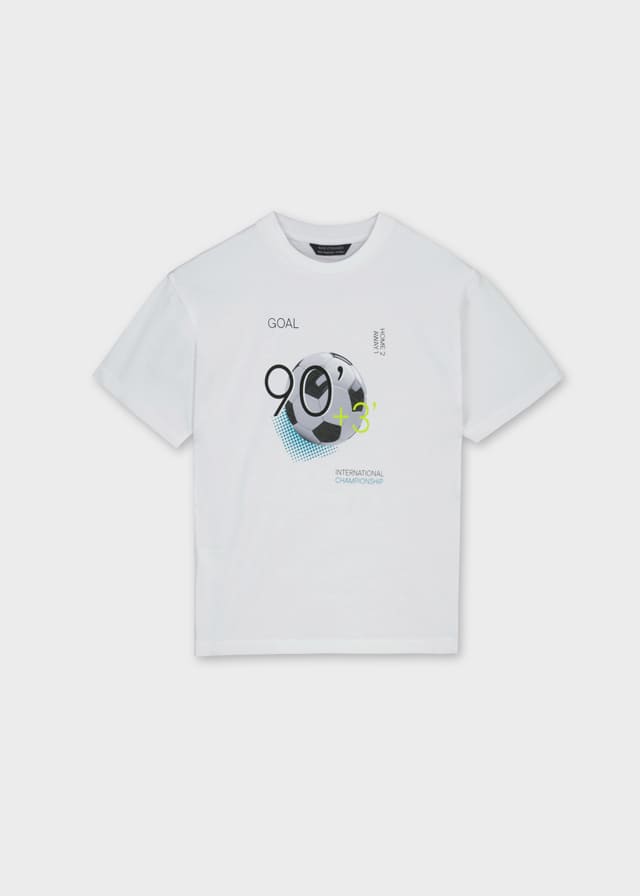 Camiseta m/c back print