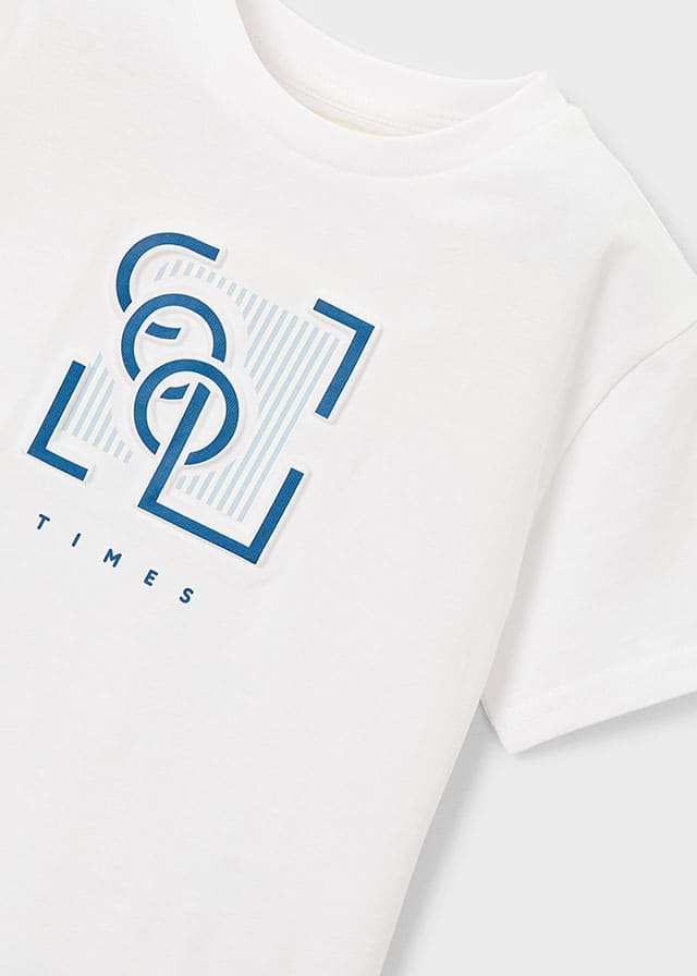 Camiseta m/c embossed