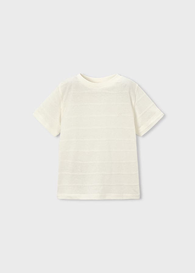 Camiseta m/c punto estructura