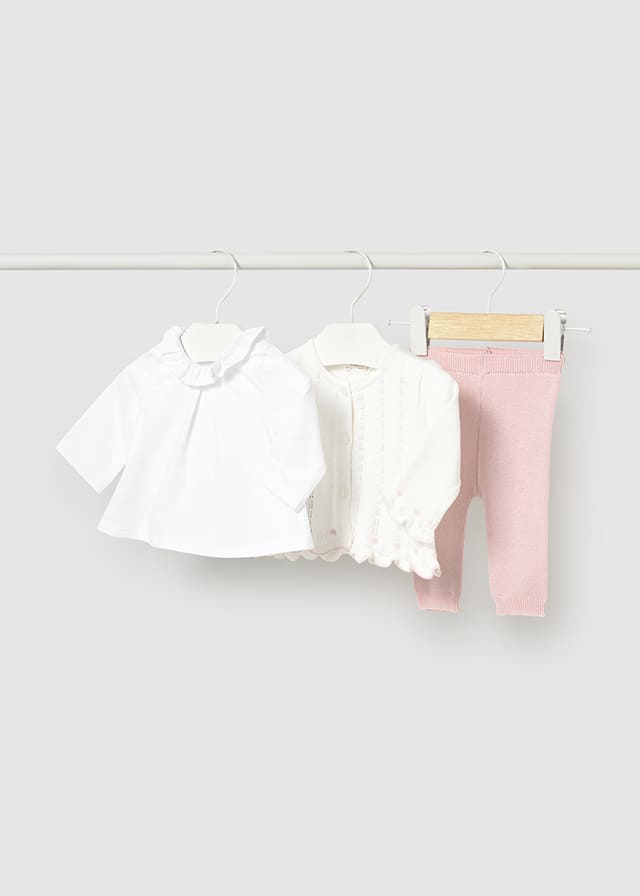 Conj. 3 piezas tricot