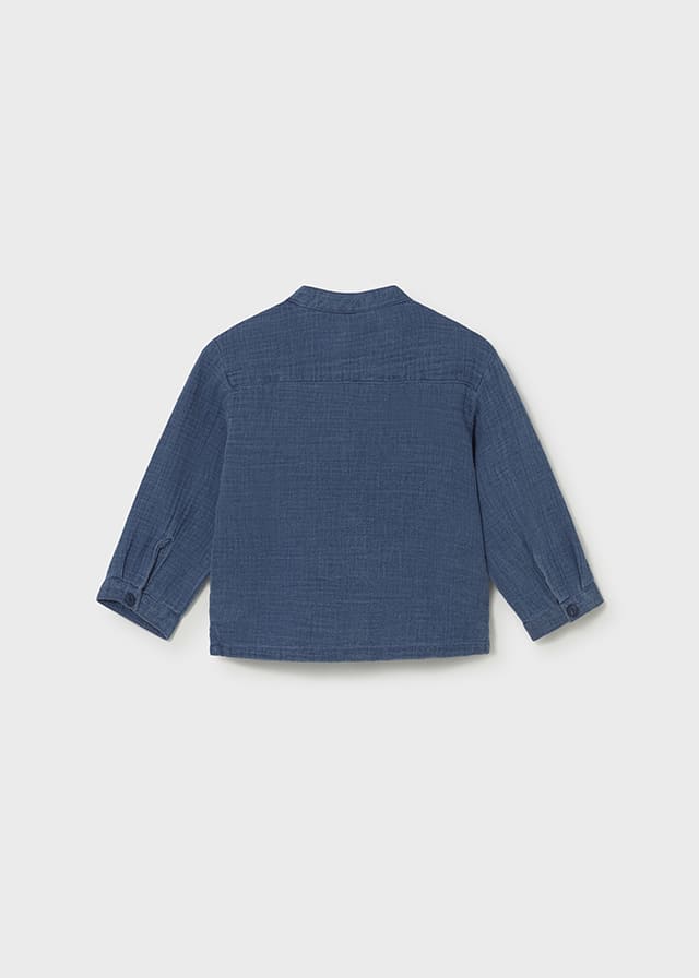 Conj. Camisa m/l y Bermuda bambula tejanera
