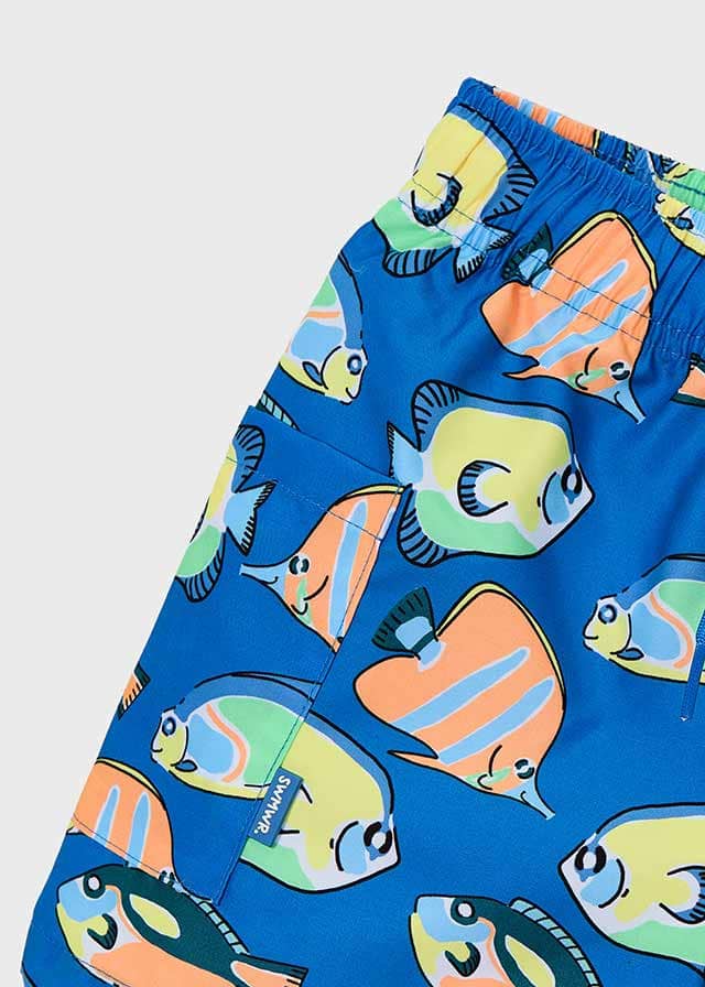 Conj. Camiseta tirantes y Bañador bermuda estampado