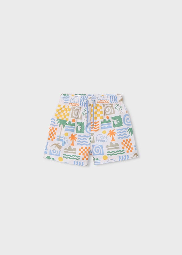 Conj. Set 2 camisetas y Bañador Bermuda Estampado