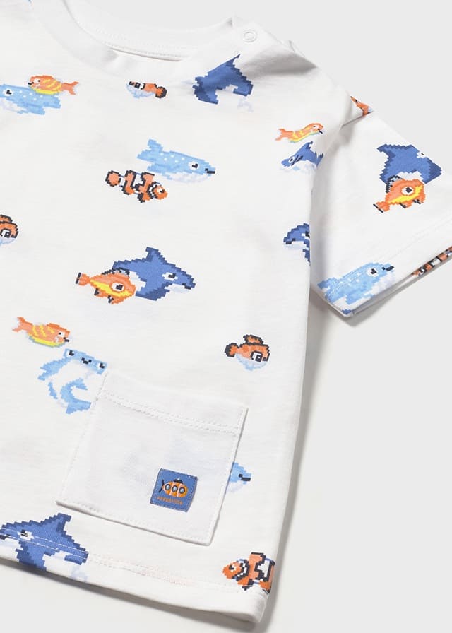 Conj. Set dos camisetas m/c y Bermuda felpa play