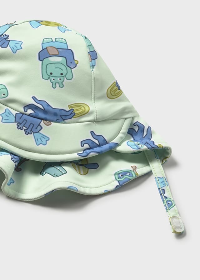 Conj. baño pelele con gorro