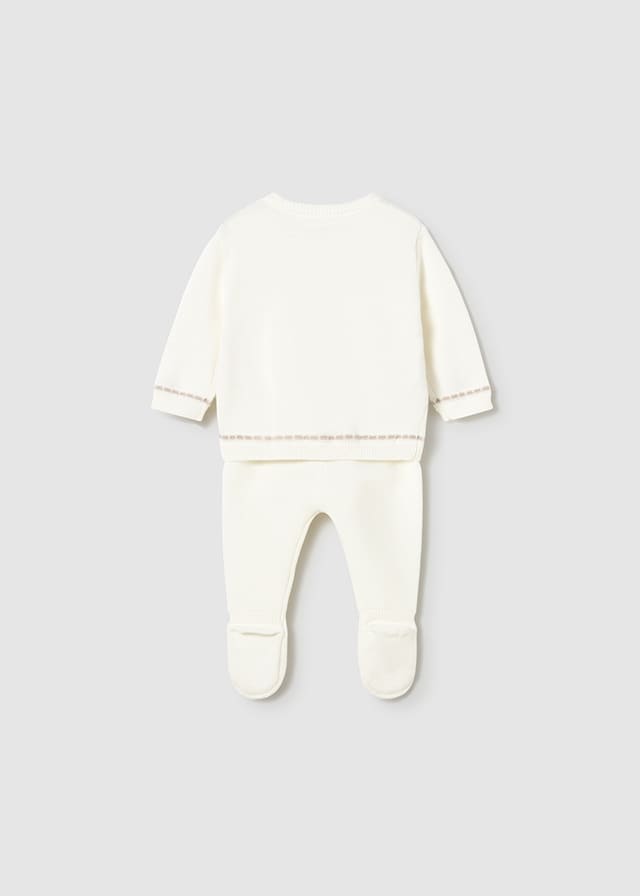 Conj. polaina tricot