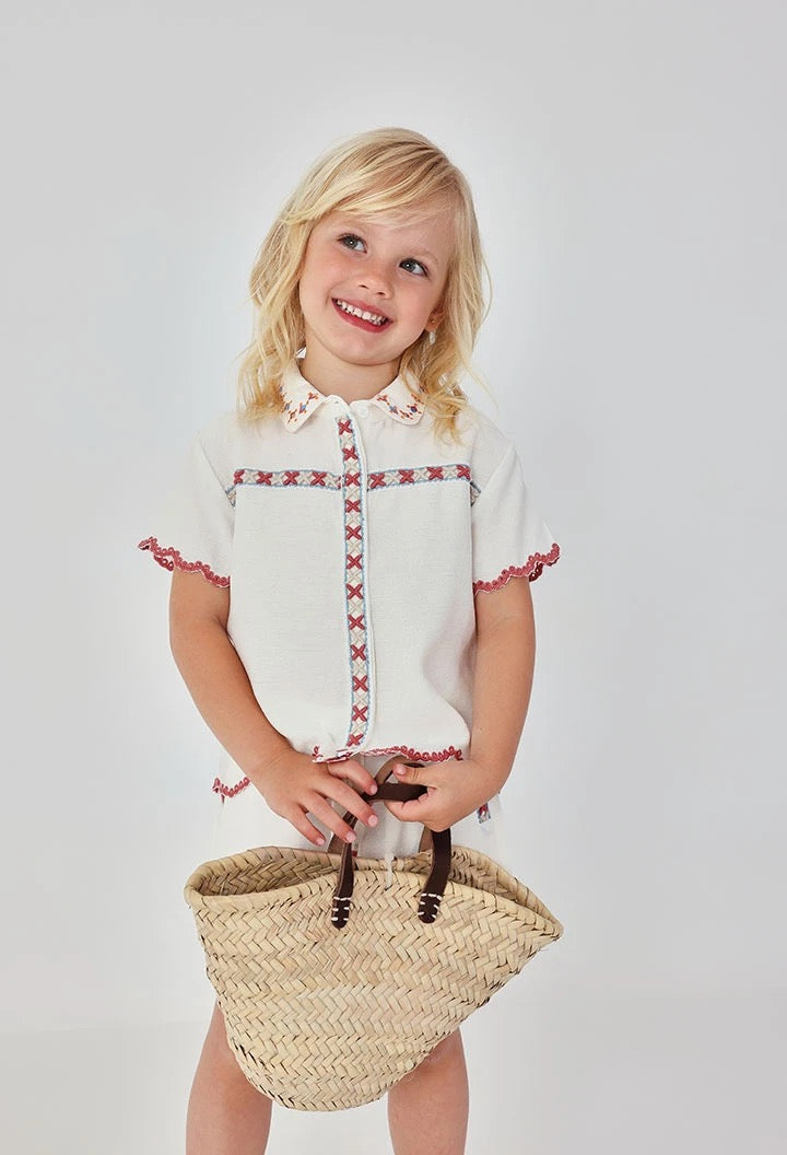 Conjunto tejido de niña