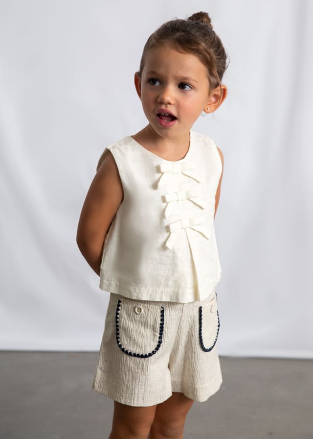 Pantalon corto bolsillos