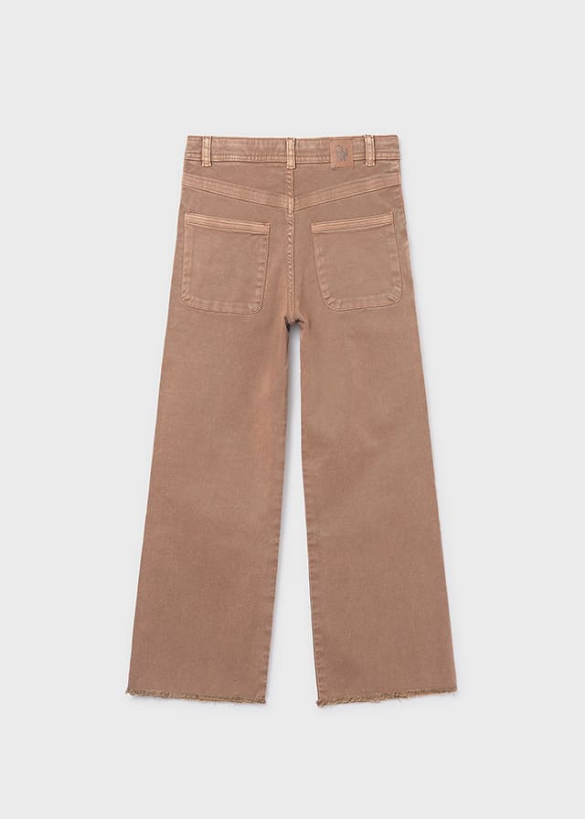 Pantalon largo sarga