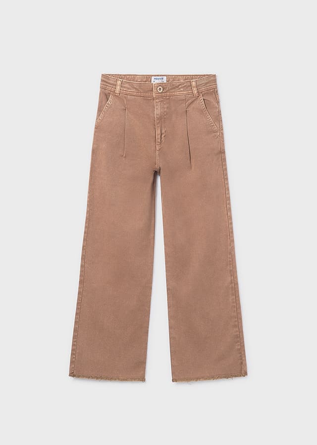 Pantalon largo sarga