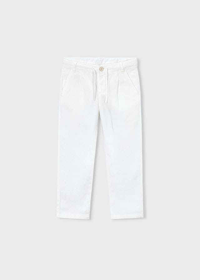 Pantalon lino relaxed