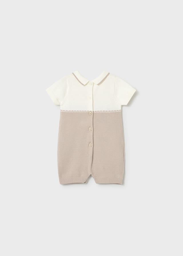 Pelele tricot cuello