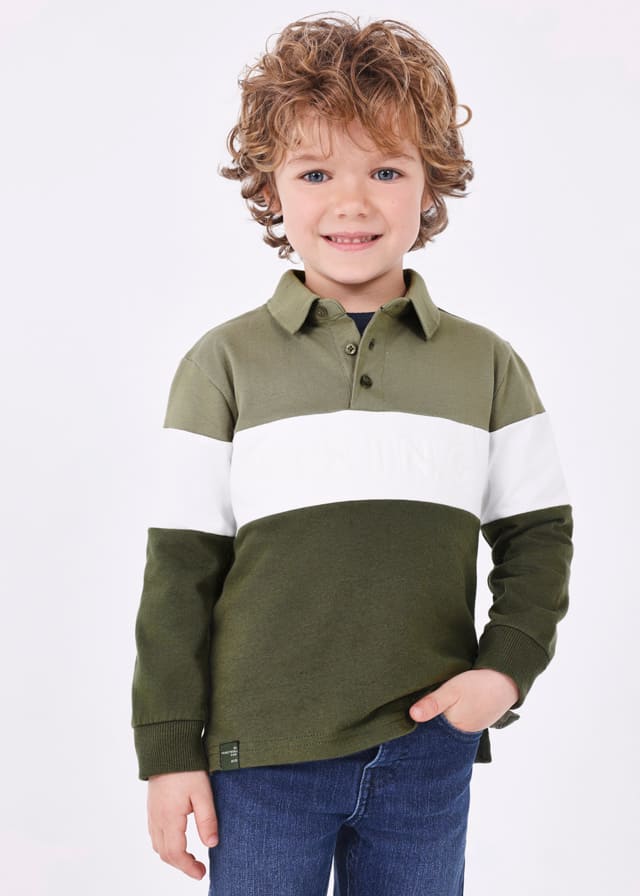 Polo m/l color block
