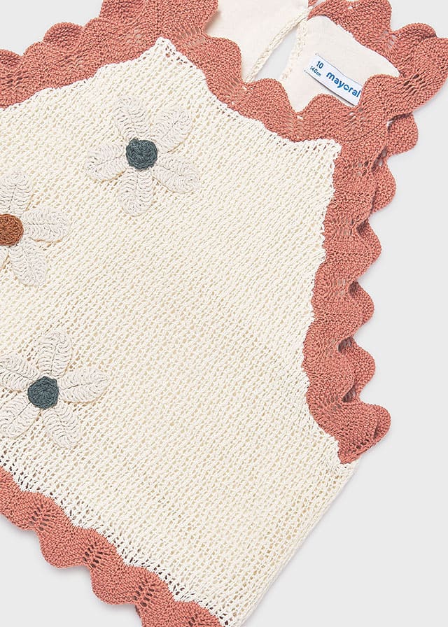 Top tricot flores