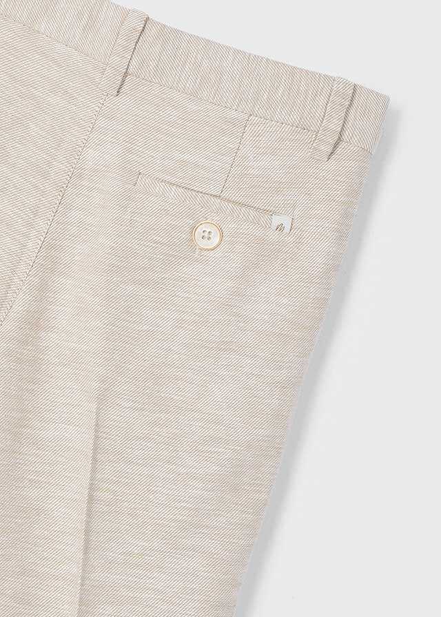 Bermuda lino suiting