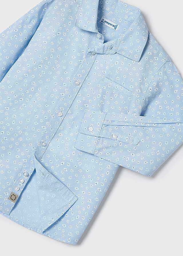 Camisa m/l estampada