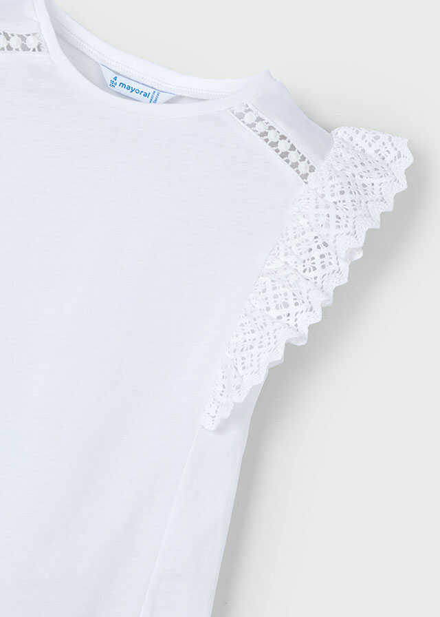 Camiseta m/c crochet