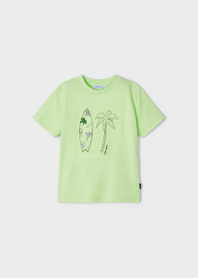 Camiseta m/c embossed