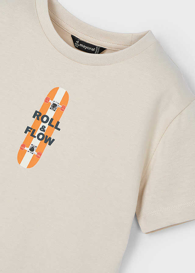 Camiseta m/c "roll and flow"