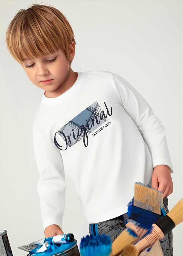 Camiseta m/l aplique