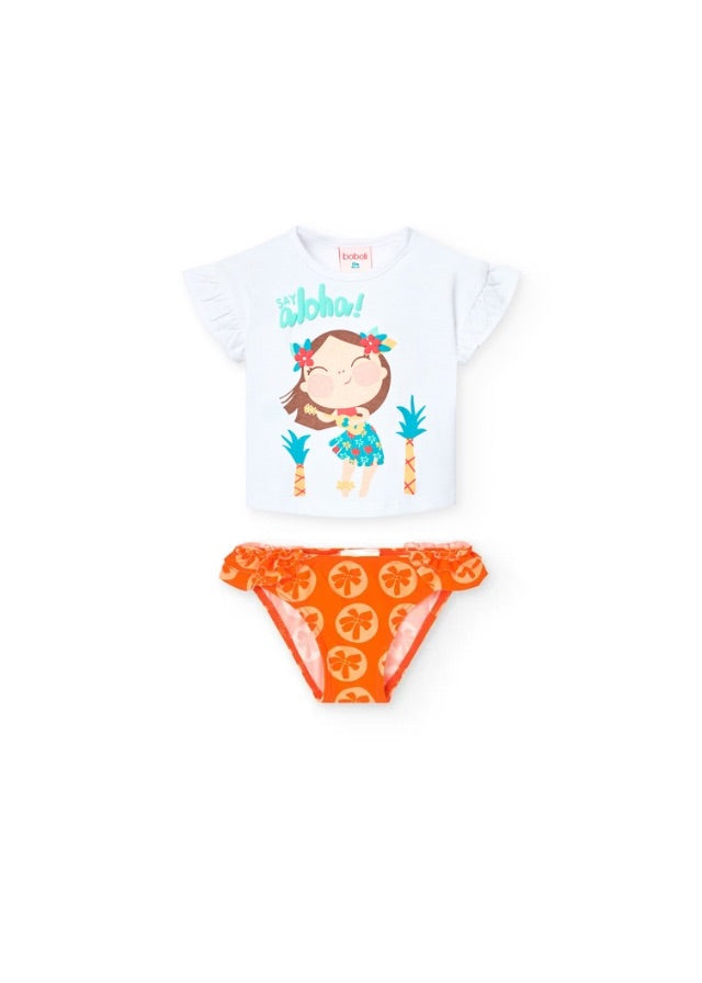 Conj. Camiseta Punto Y Braguita Poliamida