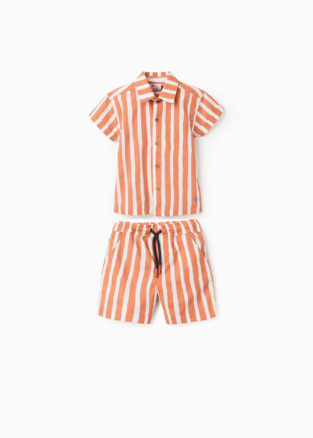 CONJ. SHIRT Y SHORTS COTTON