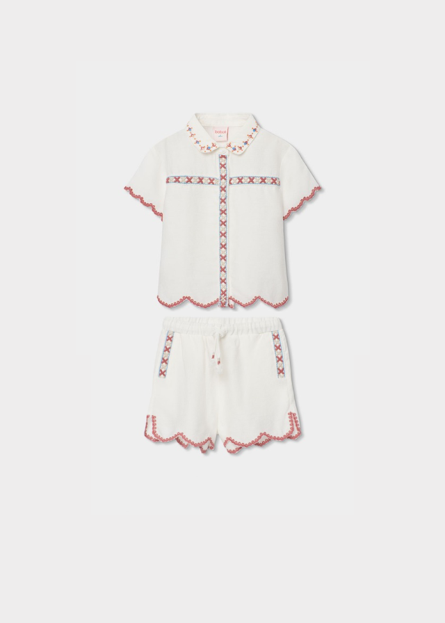 Conjunto tejido de niña