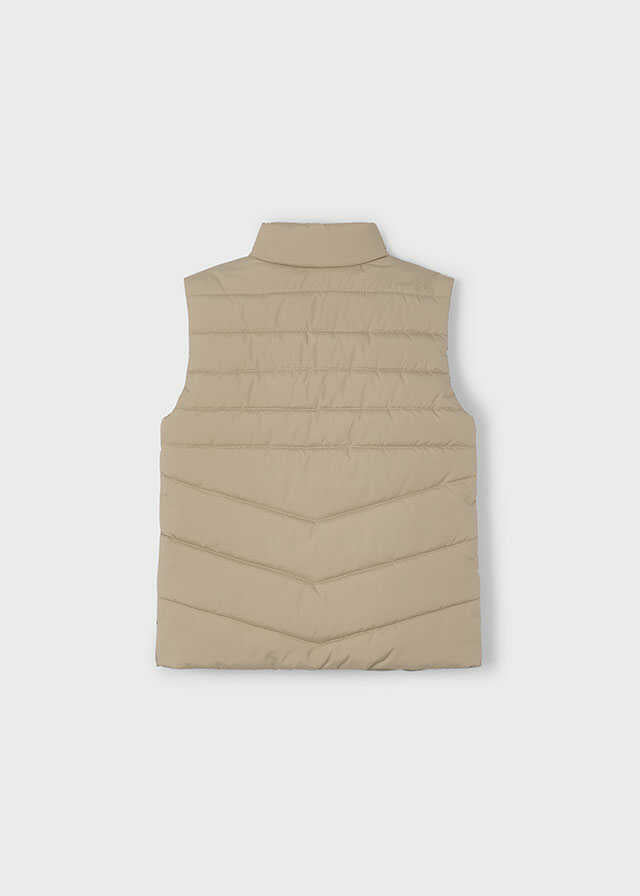 Chaleco acolchado sin capucha