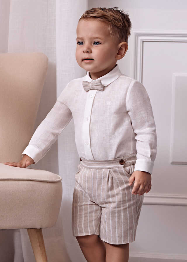 Conj. camisa pajarita bermuda
