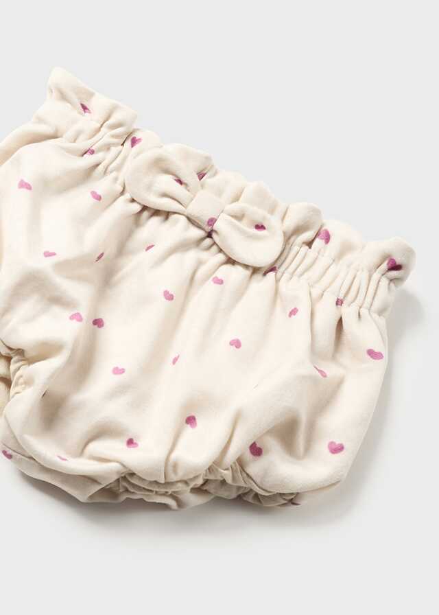 Conj. jersey tricot y short terciopelo