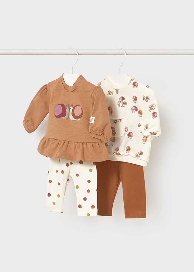 Conj. leggings 4 piezas