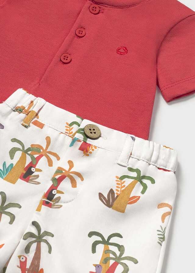 Conj. pantalon corto y polo