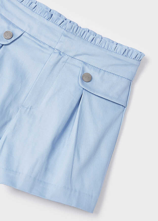 Pantalon corto saten