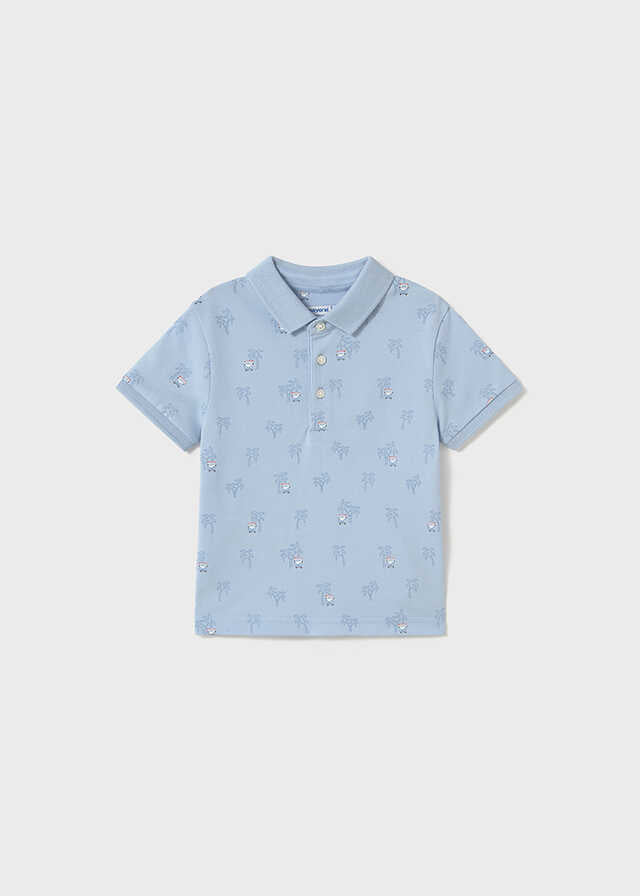 Polo m/c estampado
