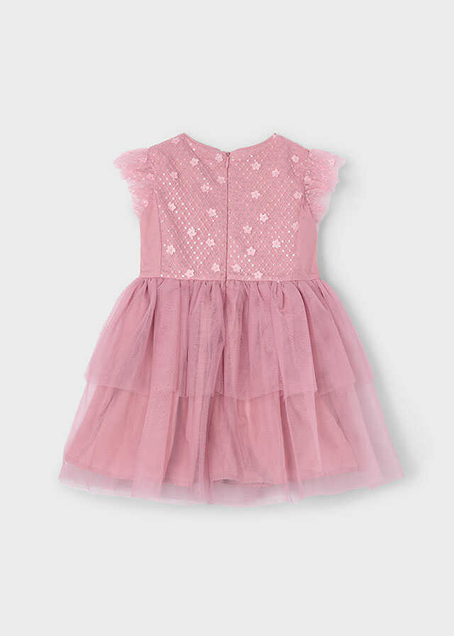 Vestido tul lentejuelas