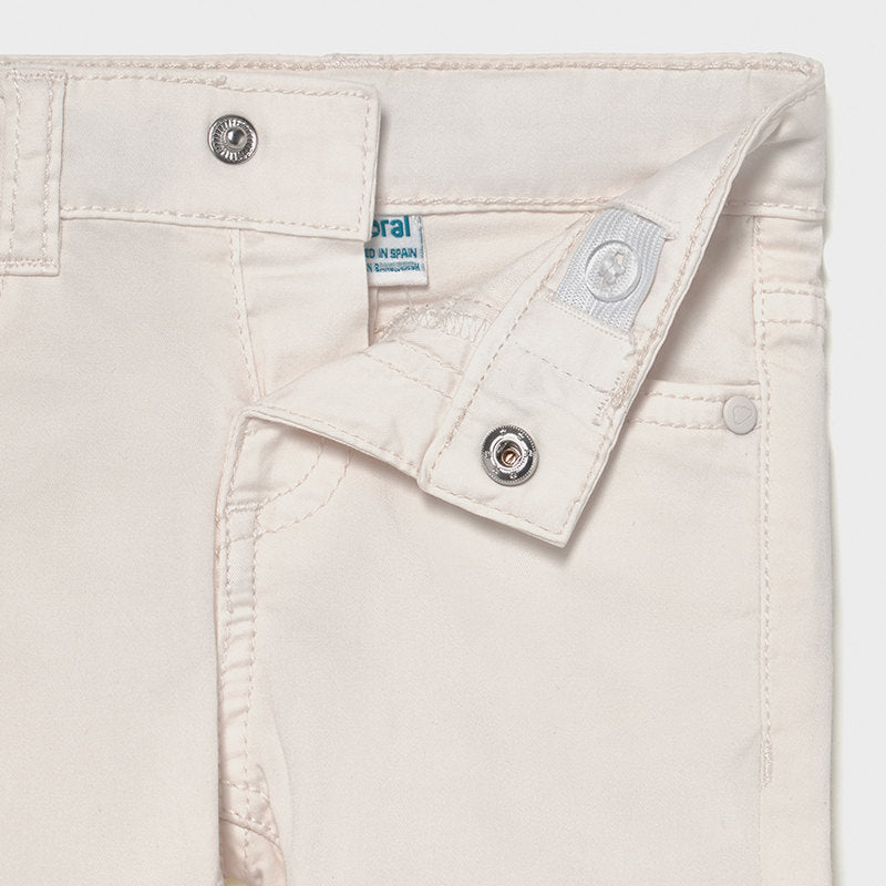 Pantalon sarga slim fit basic