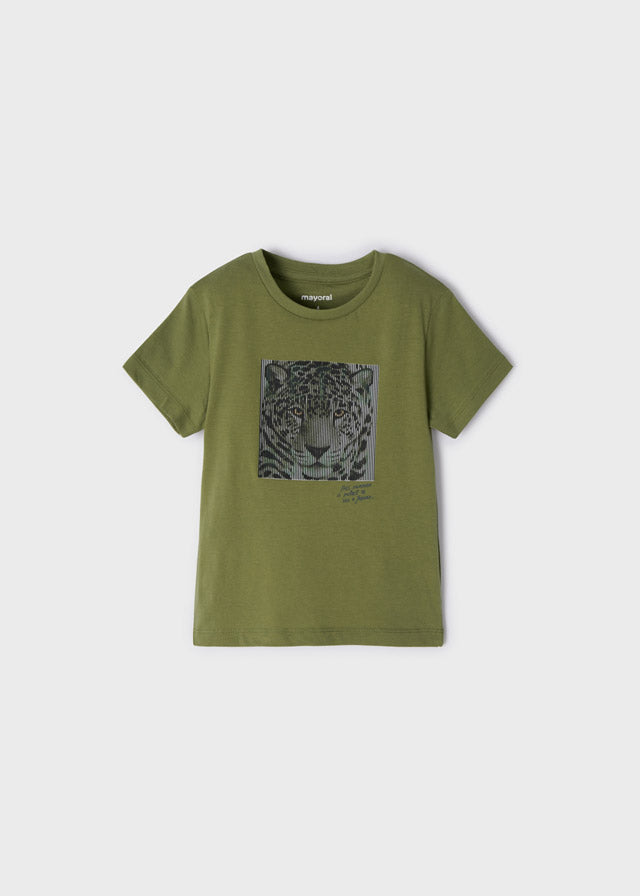 Camiseta m/c lenticular rayas