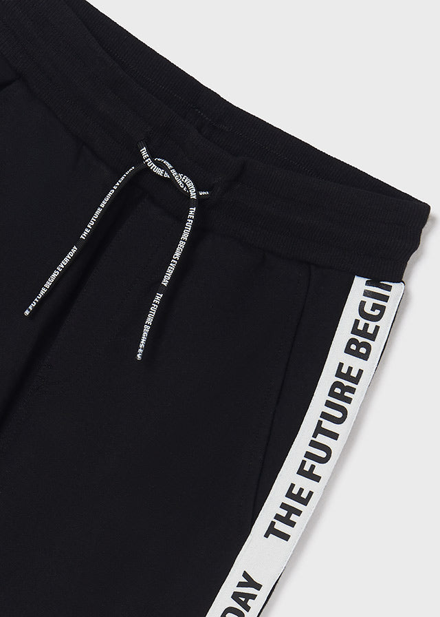 Pantalon felpa cintas