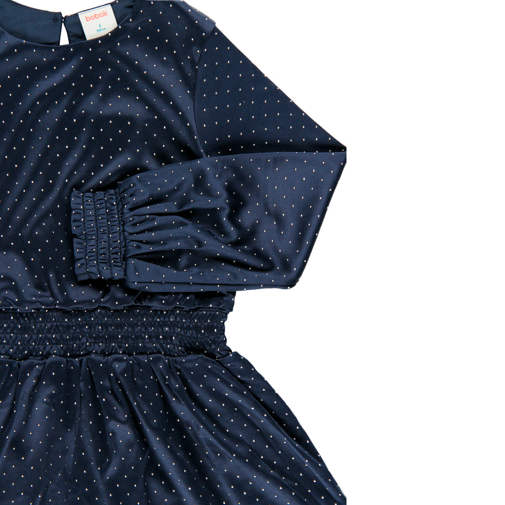 Vestido punto topitos