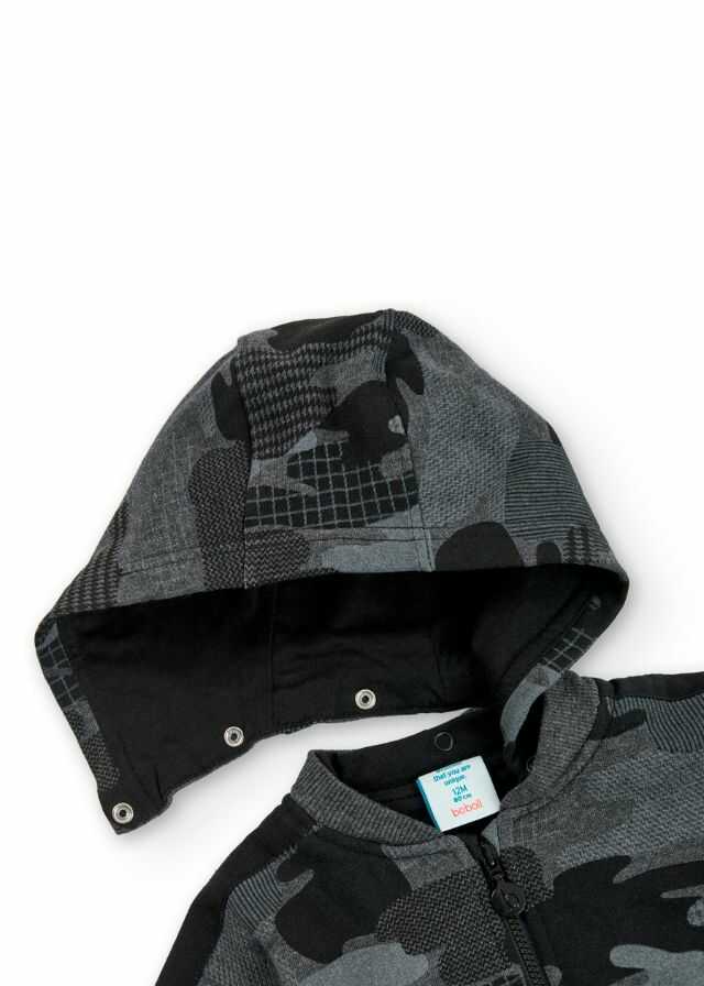 Conjunto chaqueta y pantalon felpa