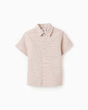 CONJ. SHIRT Y SHORT EMBROIDERY LINEN