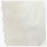 Faldón Tela Unisex Marfil Con Capota