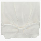 Faldón Tela Unisex Marfil Con Capota